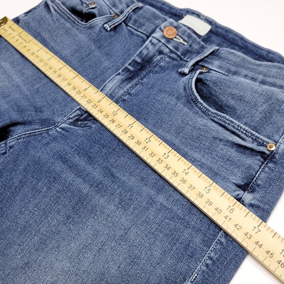 Mother Women The Looker Skinny Jeans Sz 29 Groovin High Rise Medium Wash Stretch - Picture 8 of 15